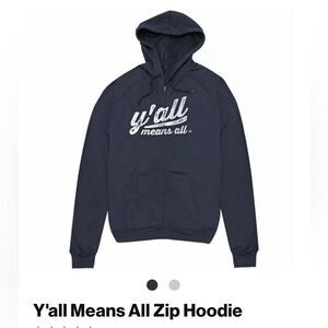 LGBTQ+ Human Rights Campaign Y’ALL Navy Blue NEW Unisex Hoodie Size Medium